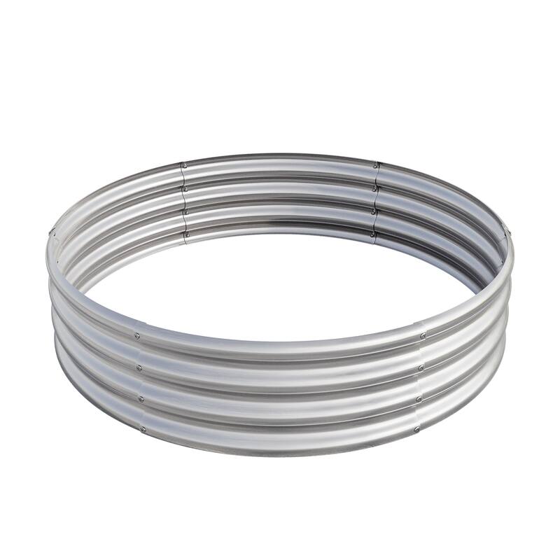 Galvanized Metal Raised Garden Bed for growing vegetables herb flowers