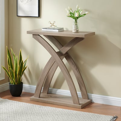 Hallway Entryway Foyer Front Door Console Table Curved Legs
