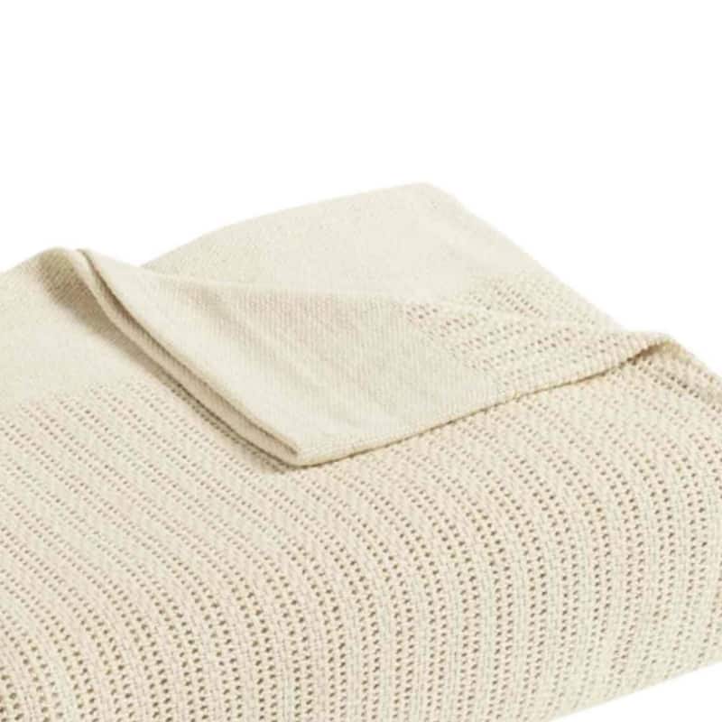 Fiesta® Cream Twin Blanket