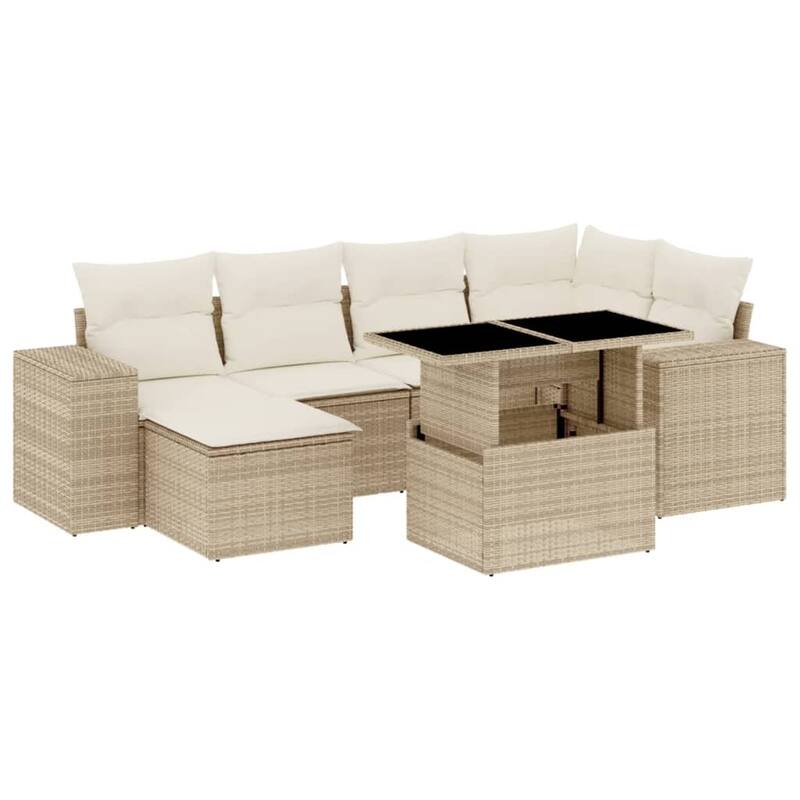 vidaXL Garden Sofa Set - 21.7 x 39.4 x 28.7