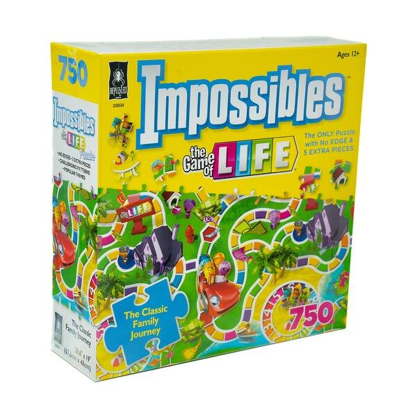 slide 2 of 5, Impossibles Puzzle - Hasbro The Game of Life - 750 Pcs - N/A