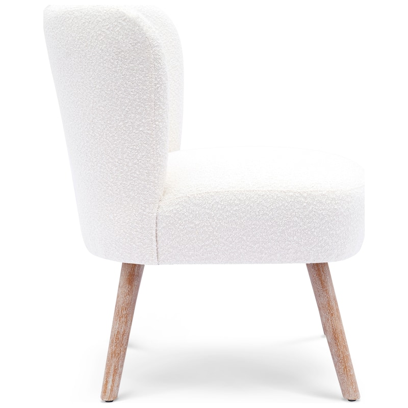 Boucle Polyester Upholstered Living Room Set - Stain Resistant (2-Piece Set)