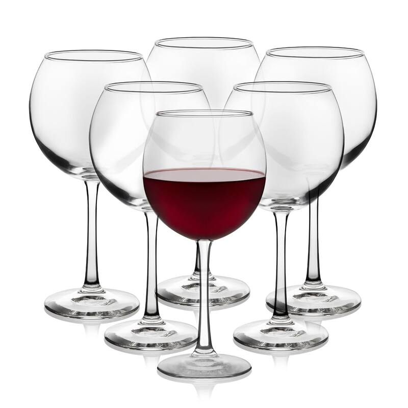Libbey Vina Red Wine Glasses, 18.25-ounce, Set of 6 - Set of 6