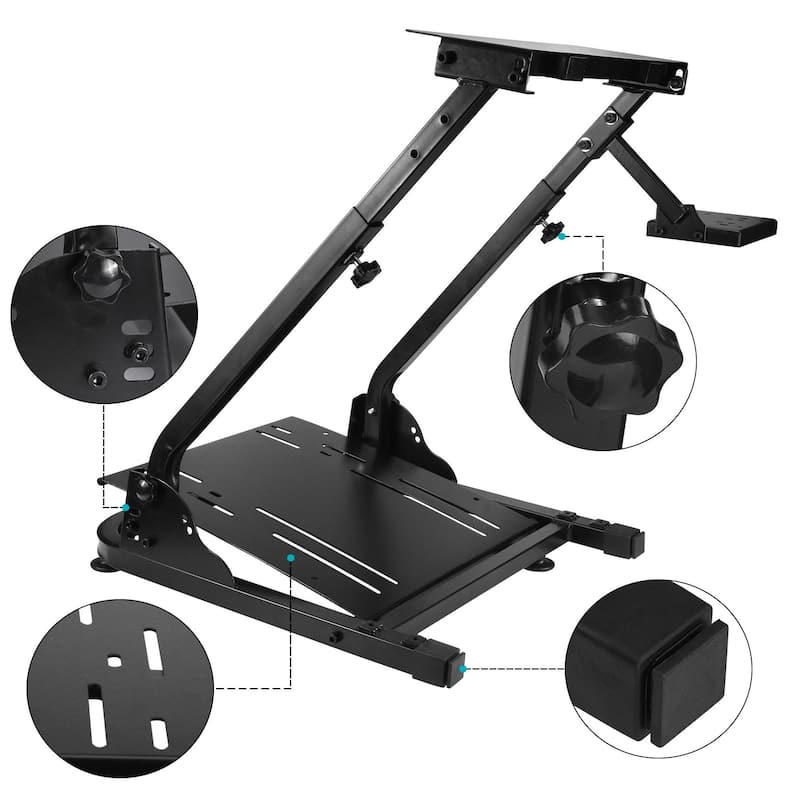 Steering Wheel Stand, Racing Wheel Stand Racing Simulator for Logitech G25, G27, G29 Wheel and Pedals Not Included