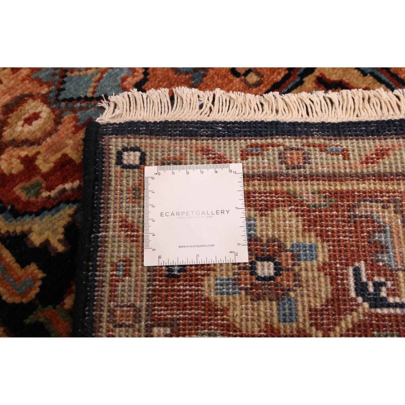 ECARPETGALLERY Hand-knotted Jules Sultane Dark Navy Wool Rug - 4'0 x 5'11