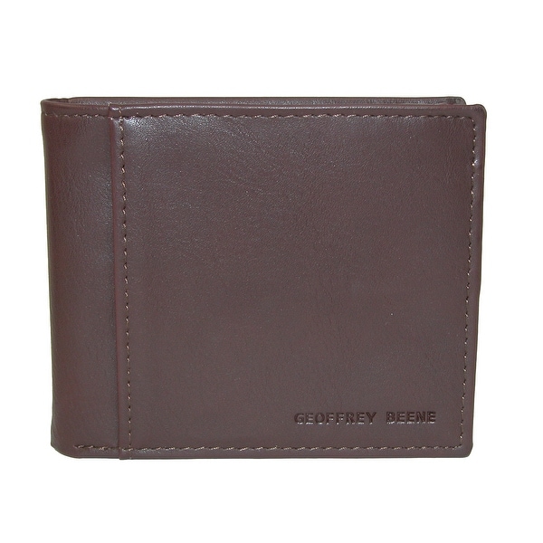 Geoffrey Beene Men's RFID Protected Flip-Up Passcase Bifold Wallet with ID - One size