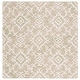preview thumbnail 80 of 86, SAFAVIEH Handmade Blossom Linna Modern Floral Wool Rug 6' Square - Light Green/Ivory - Square
