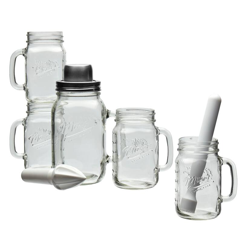 Mason Craft & More 7-piece Glass Bar Set
