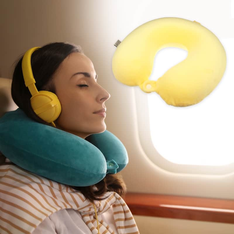 U Shaped Memory Foam Pillow Neck Pillow Travel Office Pillow Cushion