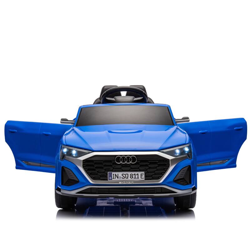 12V Kids Ride On Electric Car W/Parents Remote Control,Licensed Audi Sq8 For Kids,Volume Control,For Kids Aged 3-6.