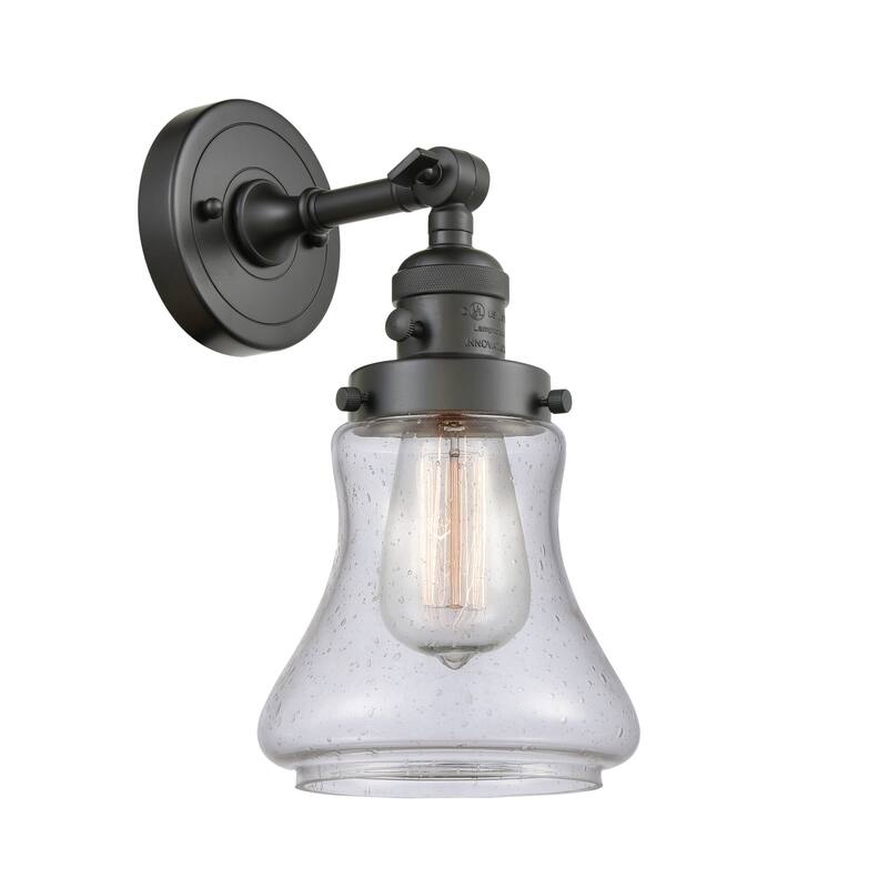 Innovations Lighting Bellmont Single Light 11" Tall Bathroom Sconce - - Oil Rubbed Bronze / Seedy