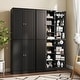 preview thumbnail 6 of 8, Gymax 65-inch Kitchen Pantry Cabinet w/ 16 Door Shelves & 6 Adjustable
