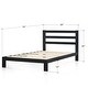 preview thumbnail 1 of 6, Priage by ZINUS Black Metal Platform Bed Frame with Headboard Twin