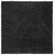 preview thumbnail 89 of 195, SAFAVIEH August Shag Solid 1.2-inch Thick Area Rug 3' Square - Charcoal