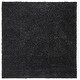 preview thumbnail 41 of 140, SAFAVIEH August Shag Solid 1.2-inch Thick Area Rug 3' Square - Charcoal