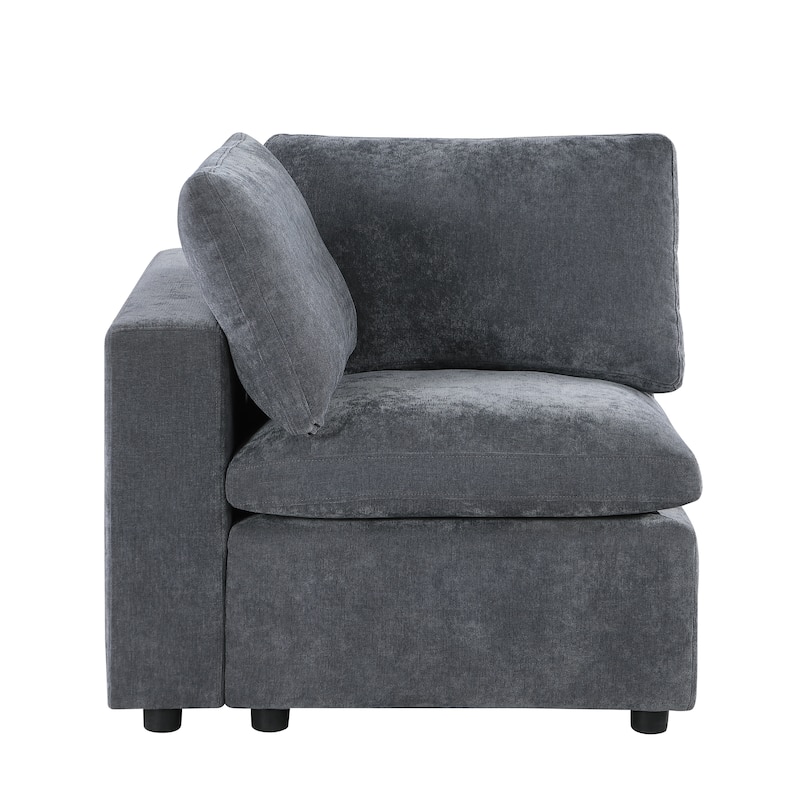 Ottoman Folding Foot Stool Rest with Padded Modern Ottoman for Living Room