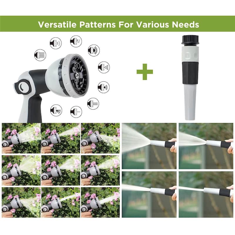 Retractable Garden Hose Reel, Wall Mount Heavy Duty Water Hose Reels