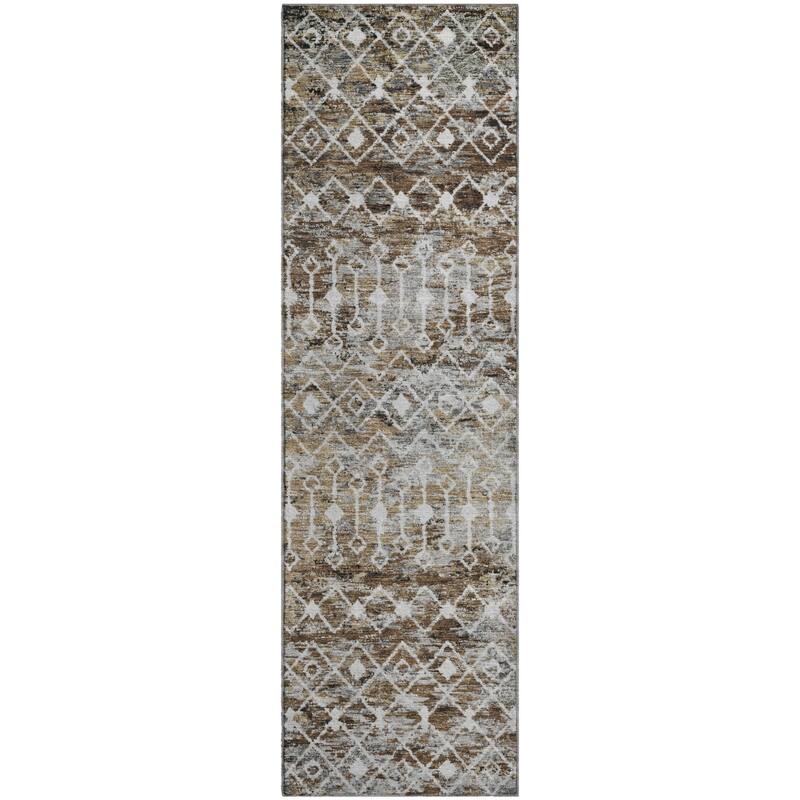 Premium Washable Super Soft Boho Trellis Mayfield Rug
