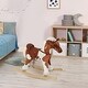 preview thumbnail 2 of 3, Classic Rocking Horse with Neighing and Galloping Sounds, Soft Plush Body for Kids 36 Months and Up