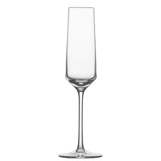 Zwiesel Glas Pure Crystal Champagne Flute, 7.3 Ounce, Set of 6