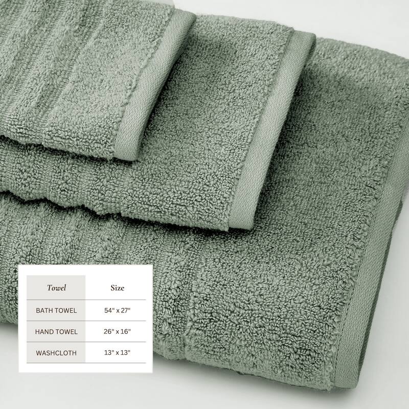 Linery & Co. Combed Cotton Bath Towel Set