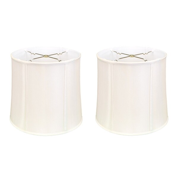 Large drum lamp shade white on sale