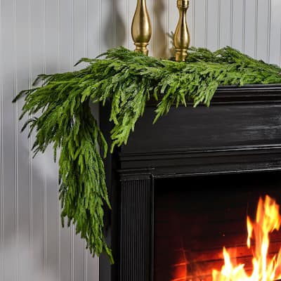 60X16" Natural Touch Norfolk Pine Garland