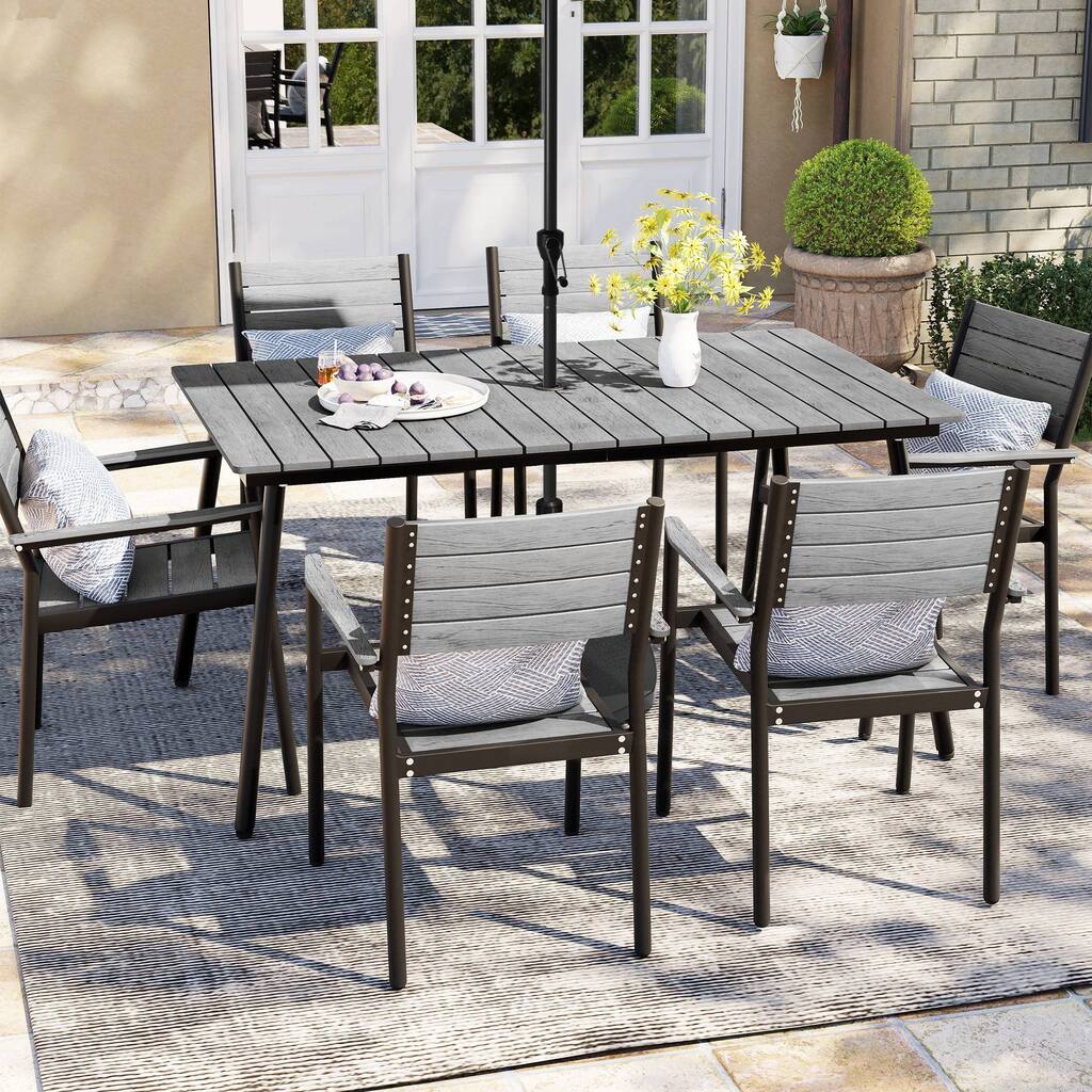 Pellebant 7 piece Outdoor Patio Dining Set