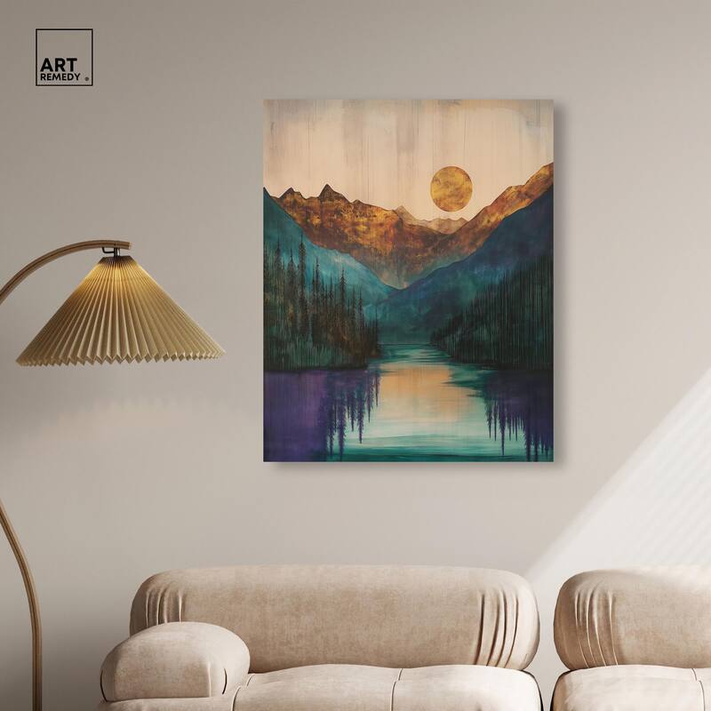 Secrets of the Lake Canvas by Art Remedy, Gallery Wrapped