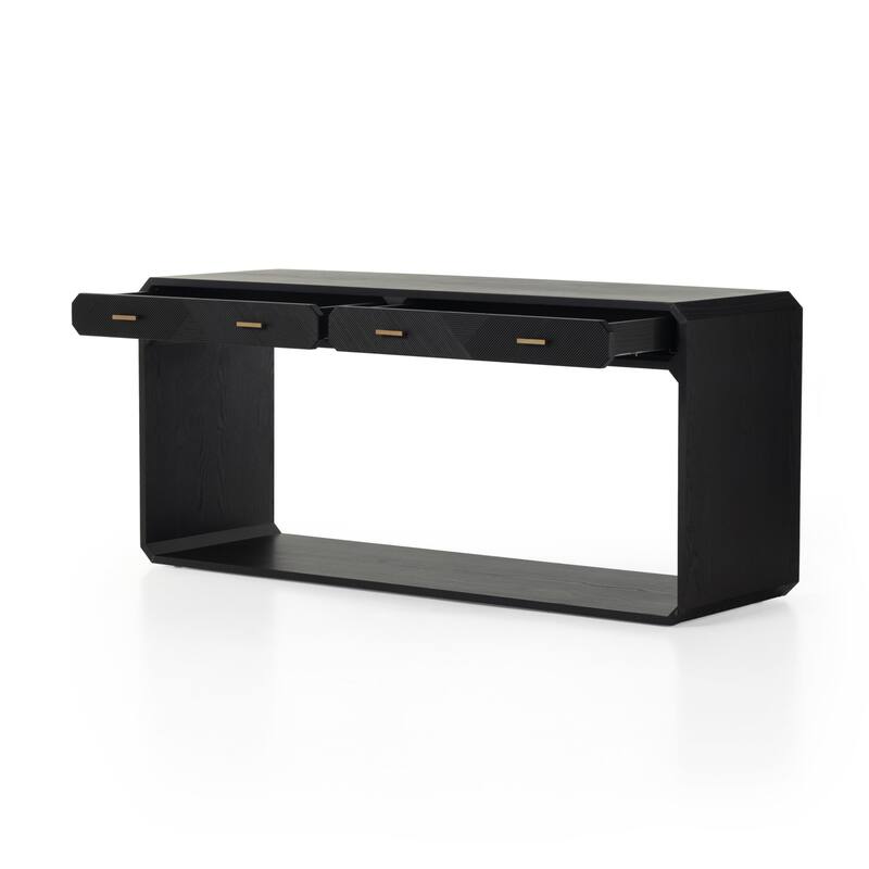 Shelley Console Table-Black Ash