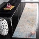 preview thumbnail 5 of 19, SAFAVIEH Tulum Laufey Modern Abstract Rug 2' x 15' Runner - Ivory/Pink - Runner