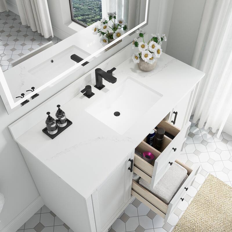 CRAFT + MAIN LCV4822D Lanagan 48" Single Free Standing Vanity Cabinet