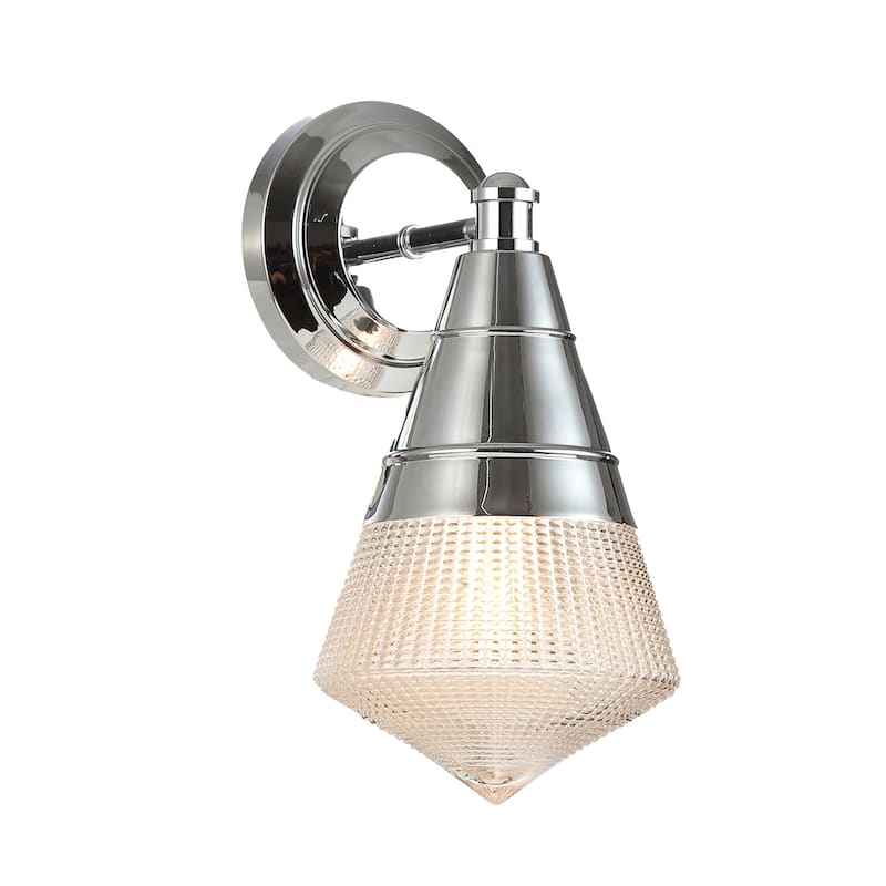 Maxim 10391 Hargreaves 12" Tall Bathroom Sconce - Polished Chrome