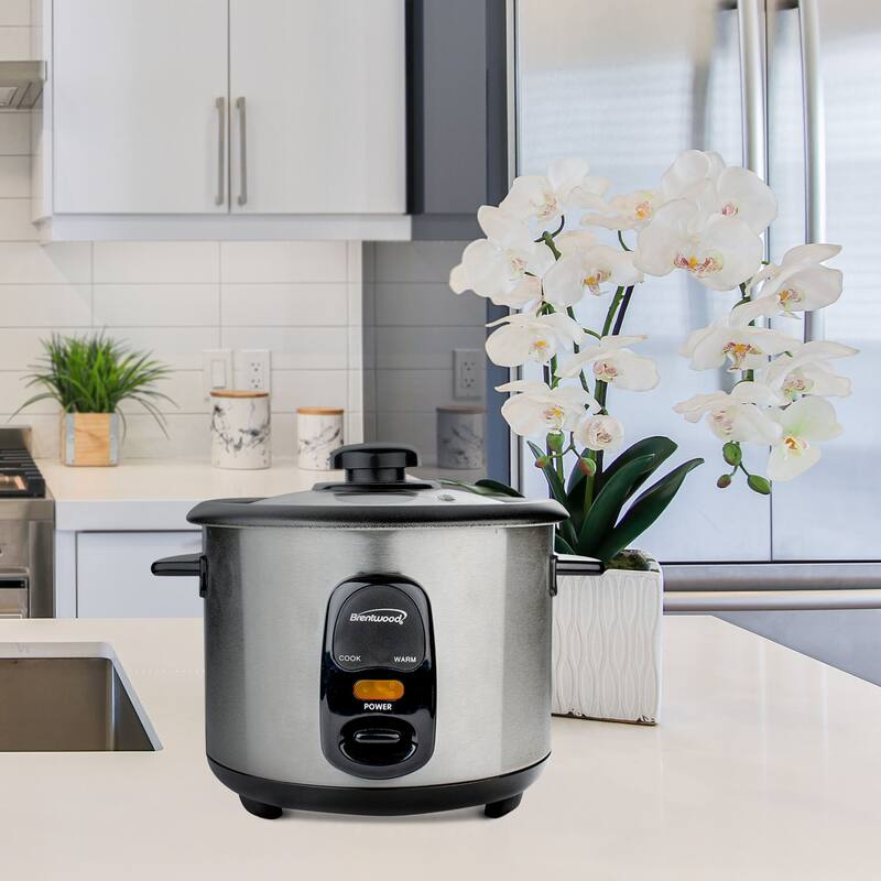 8 Cup Nonstick Rice Cooker with Steamer