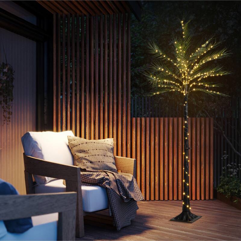 6ft Lighted Phoenix Palm Tree