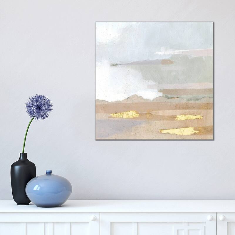 iCanvas "Abstract Coastland I" by Victoria Borges Canvas Print - 18x18x1.5