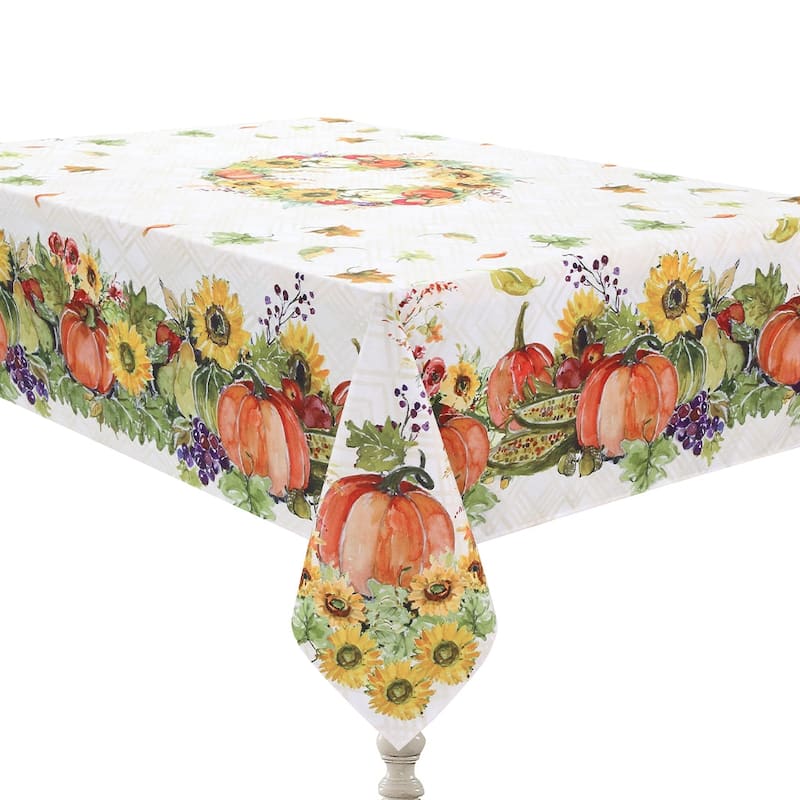 Laural Home Cornucopia Harvest Tablecloth