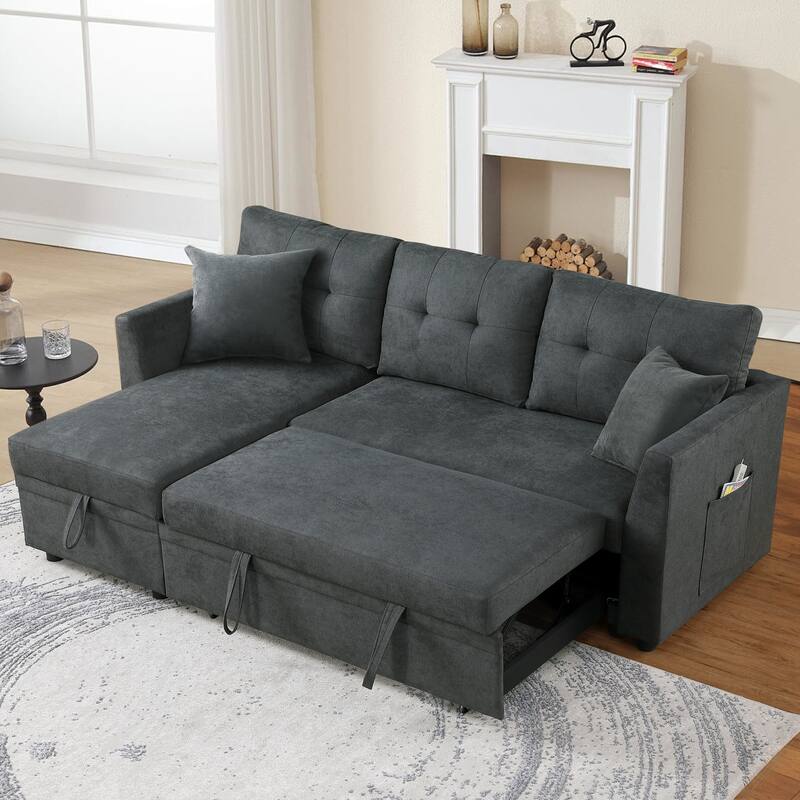 Sectional Sofa Bed L-Shaped Sofa Couch Bed