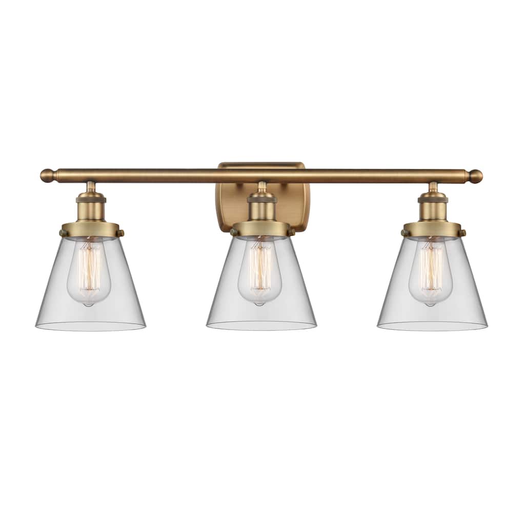 Innovations Lighting 916-3W-11-26 Cone Vanity Cone 3 Light 26" Wide
