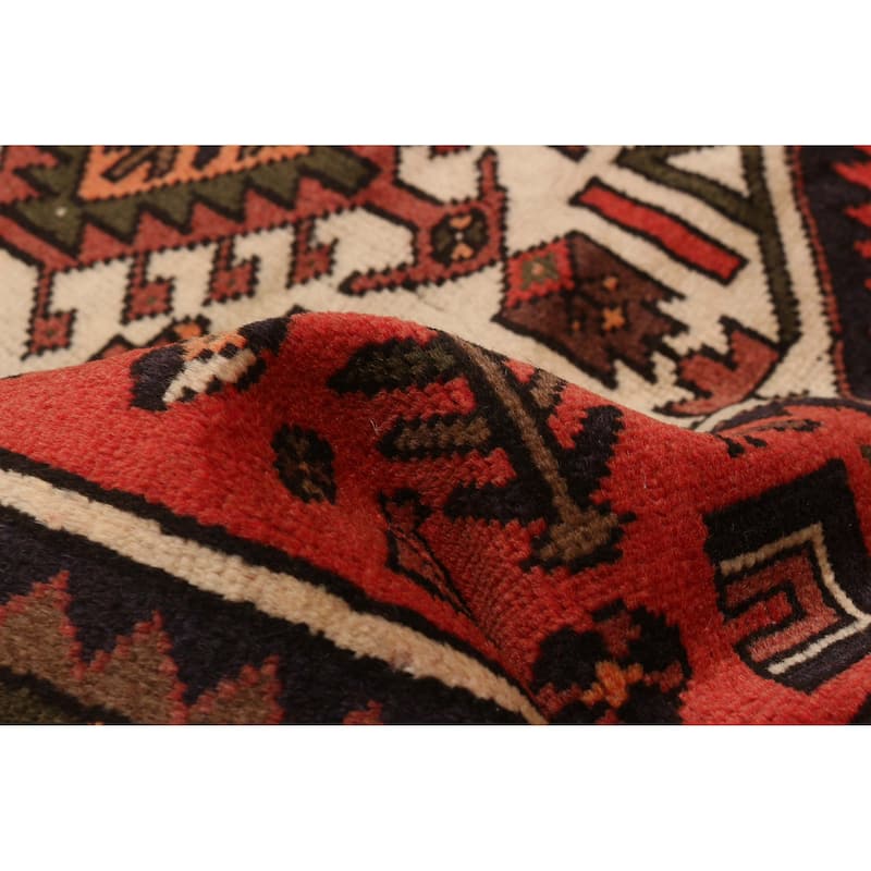 ECARPETGALLERY Hand-knotted Andelz Red Wool Rug - 3'5 x 5'7