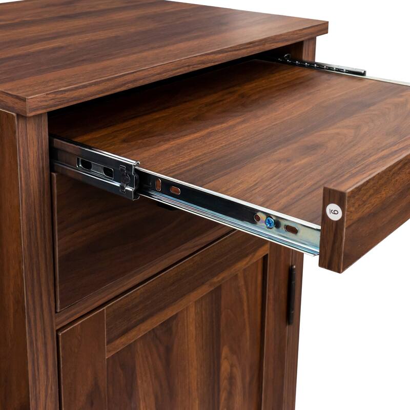 White color modular wine bar cabinet Buffet Cabinet with Hutch for Dining Room