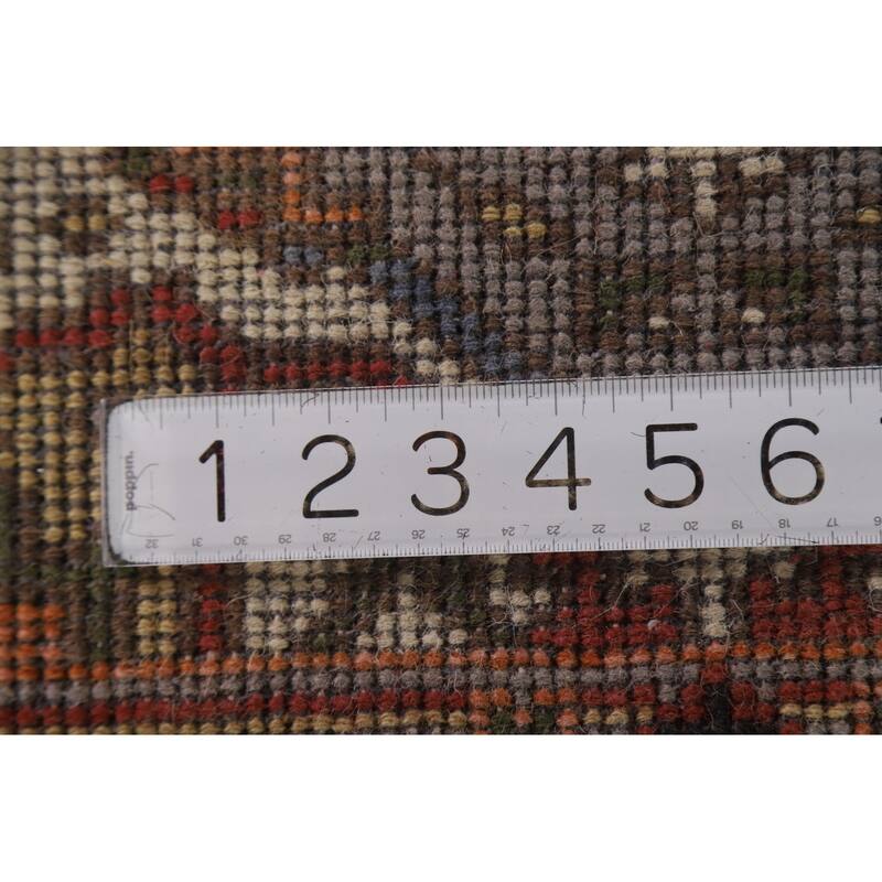 Gray Heriz Serapi Indian Accent Area Rug Hand-knotted Wool Carpet - 2'0"x 3'0"