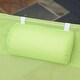 preview thumbnail 9 of 7, Outsunny Portable Sun Lounger, Folding Chaise Lounge Chair w/ Adjustable Backrest & Pillow for Beach, Poolside and Patio, Green