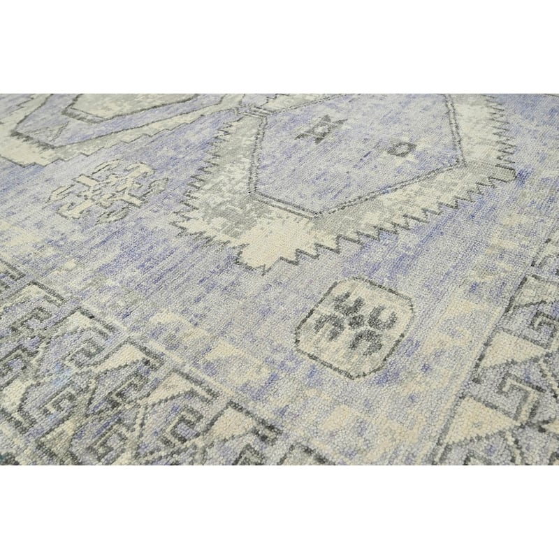 Hand Knotted Turkish Oushak GrayWool Traditional Oriental Area Rug