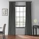 preview thumbnail 73 of 81, Exclusive Fabrics Textured Faux Dupioni Silk Thermal Blackout Curtains (1 Panel)