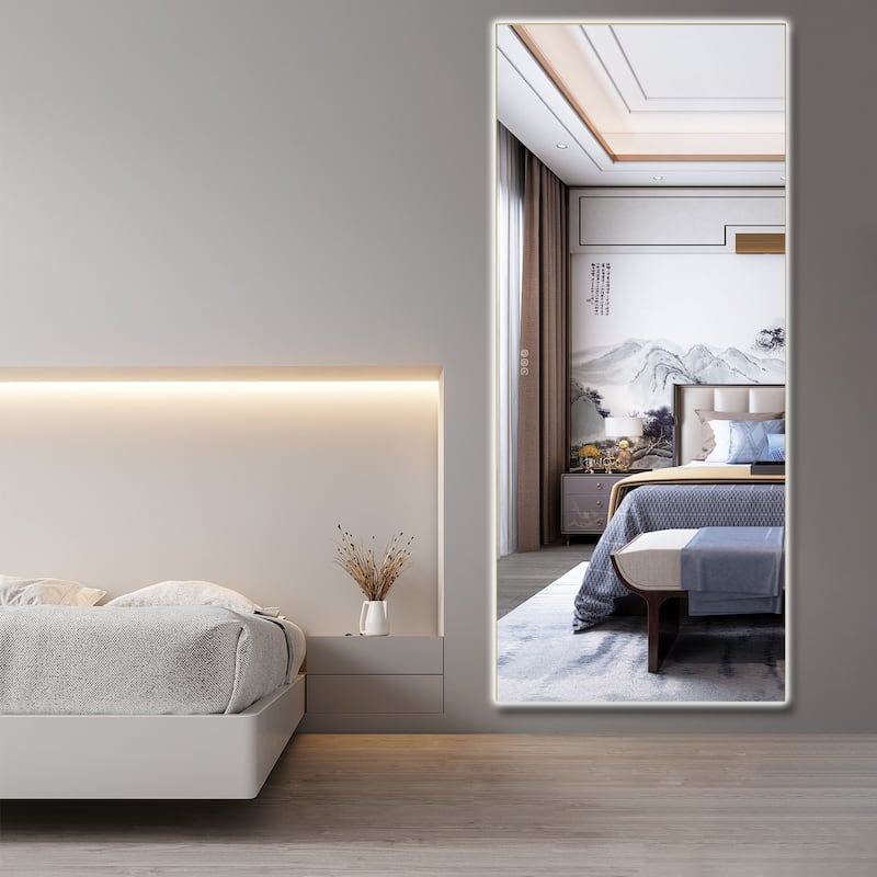 Mirror Full Length Floor Mirror Free Standing Dressing Mirror