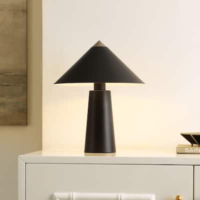 SAFAVIEH Home Lighting Collection Syuna 17" Modern & Contemporary Table Lamp - 14" W x 14" D x 17" H