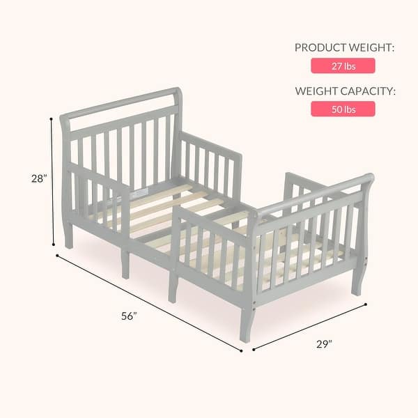 Dream On Me Emma 3 in 1 convertible toddler bed