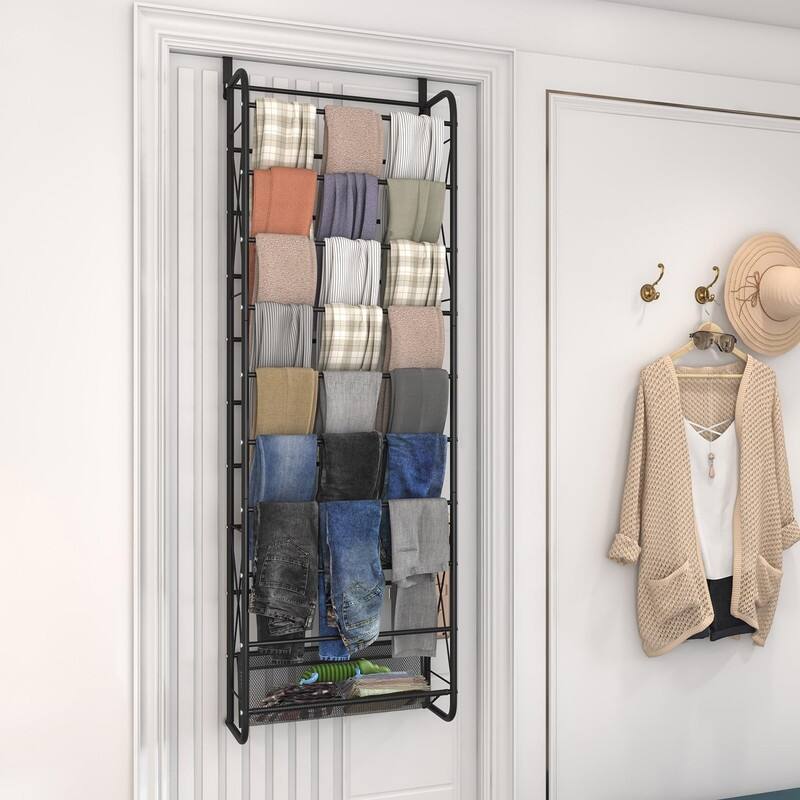 10 Tier Over The Door Shoe Organizer