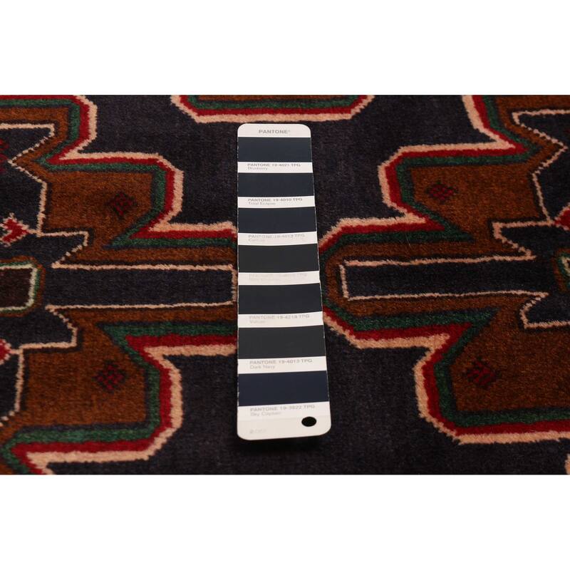 Teimani Navy Rug 3'10" x 6'7" - 3'10 x 6'7